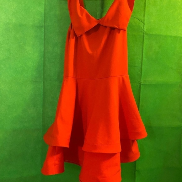Forever 21 Burnt Orange Off-the-Shoulder Fit and Flare Dress- 2X - Picture 3 of 3